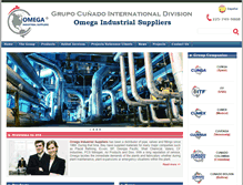 Tablet Screenshot of omega-industrial.com